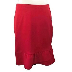 The Limited Red Skirt-Sz 10